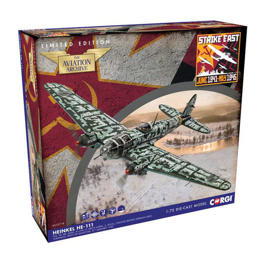 1:72 Corgi Heinkel He III Operation Barbarossa Fighter Diecast Bomber Model