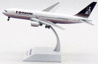 1:200 25CM JC Wings Britannia BOEING 767-200ER Passenger Airplane Diecast Model