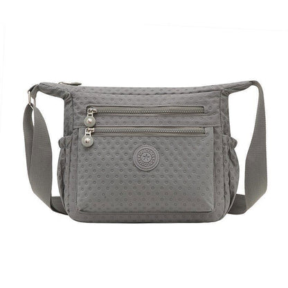 Ladies Shoulder Bags Women Nylon Handbag Zipper Purses Messenger Crossbody Bag