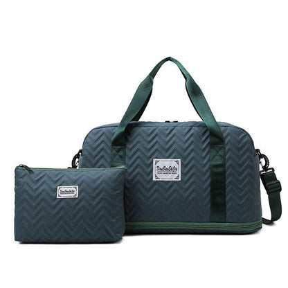 Extensible Dry Wet Separation Handbag Shoulder Bag Waterproof Travel Yoga Sports