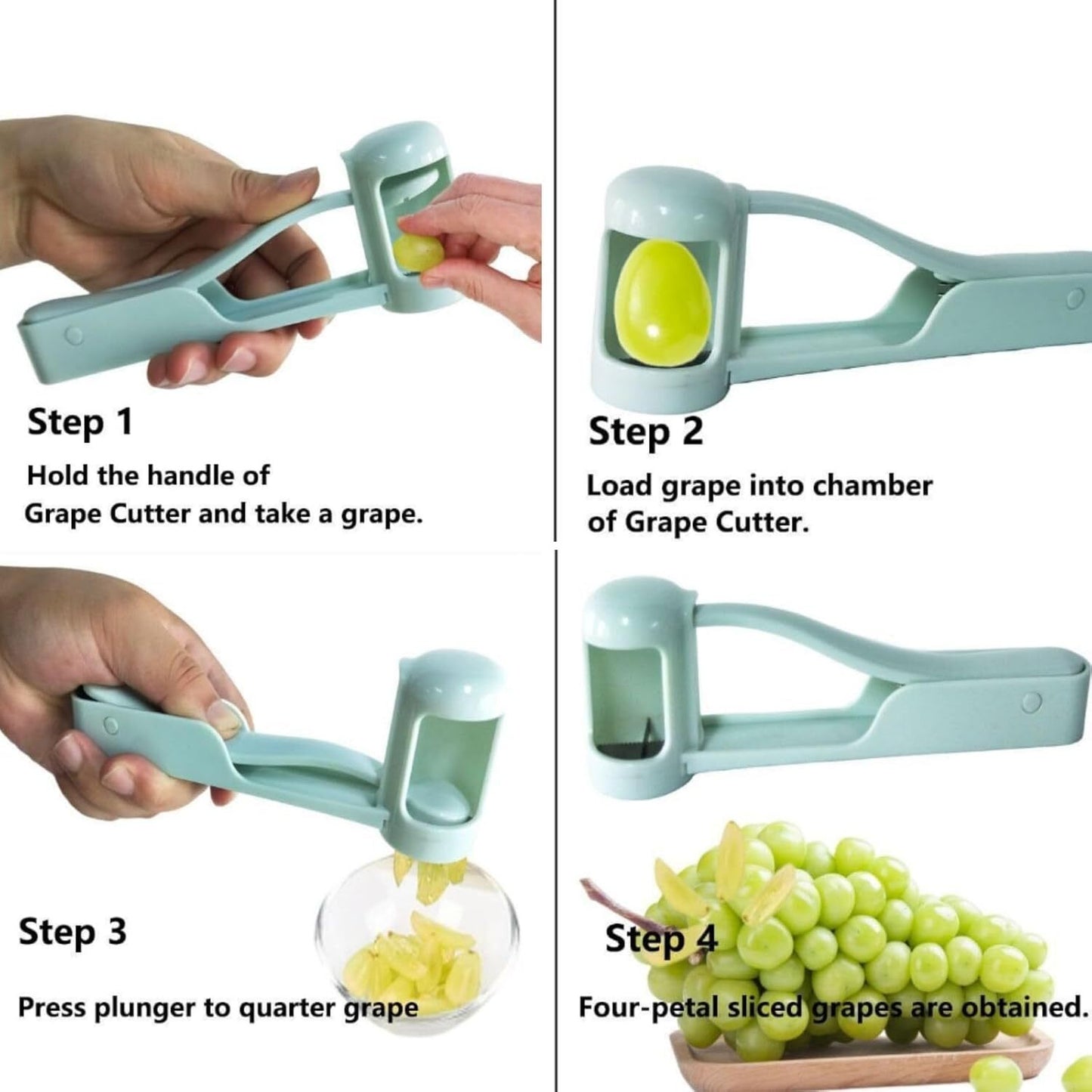 Grape Cutter for Toddlers, Grape Slicer for Baby, Grape Cherry Tomato Slicer