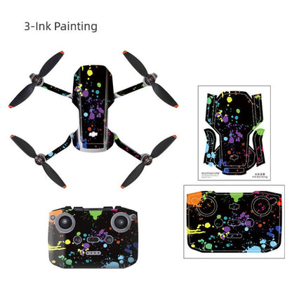 Waterproof Decals PVC Stickers Kit For DJI Mavic Mini 2 Drone Remote Controller-