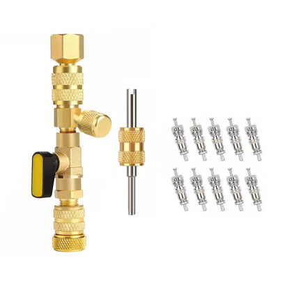 Valve Core Remover&Installer Tool 1/4" and 5/16" Port Air Condition Accessories