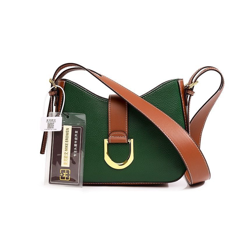 Soft Cow Genuine Leather Bag Handbag Shoulder Purse Fashion Nylon Crossbody Bag