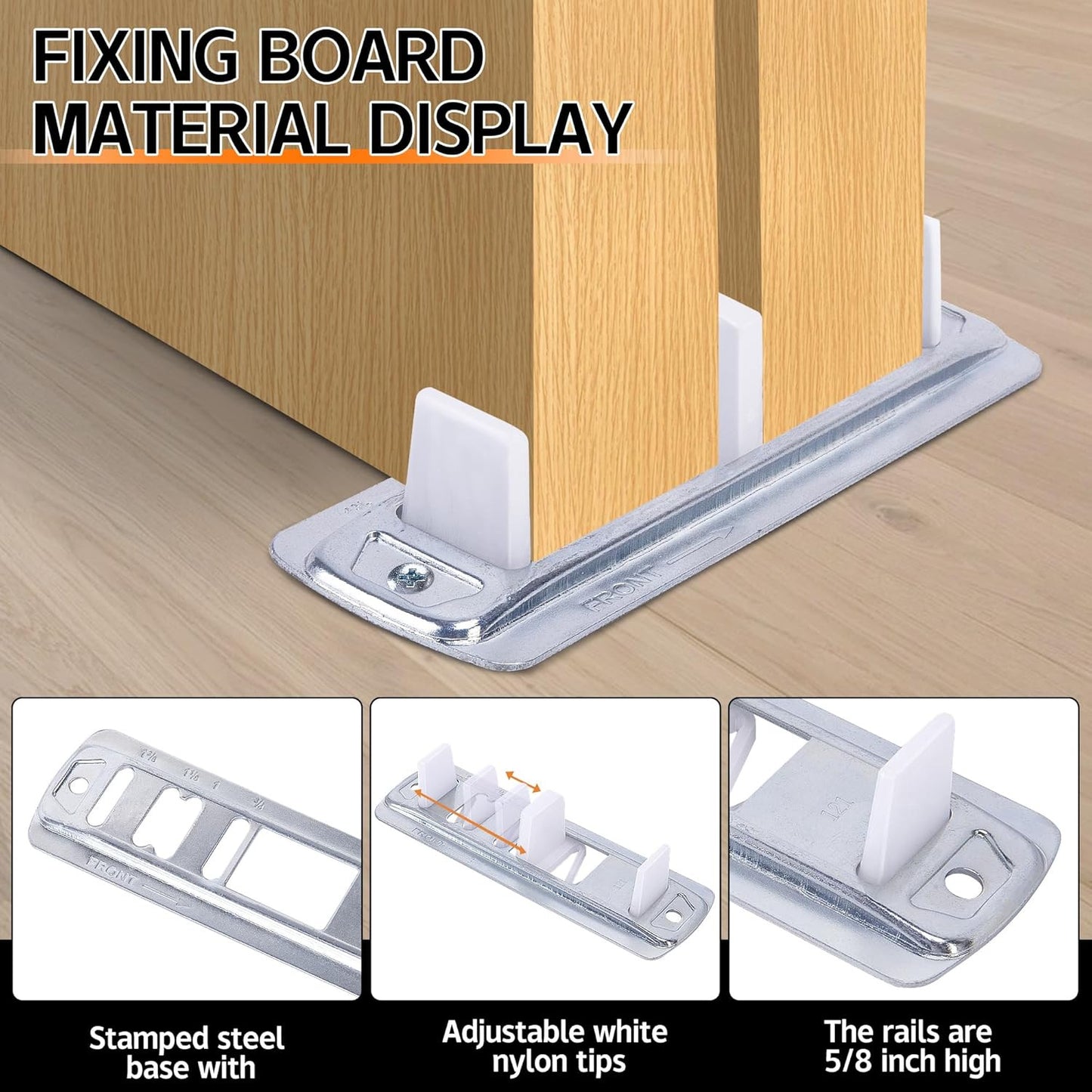 10 Pcs Sliding Closet Door Roller Kit,Wardrobe Door Roller with Slide Track,Clos