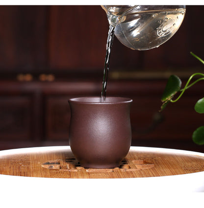 130cc China Tea Cup Marked Authentic Yixing Zisha Cup Master Tea Cups Handmade