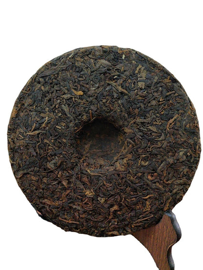 357g Yunnan Pu-erh Tea Ripe Tea Cake Pu-erh Ripe Tea Cake 年年有余熟普洱
