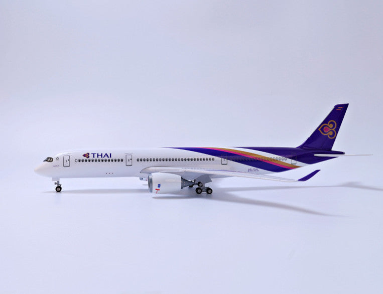 47CM 1:142 THAI AIRBUS A350 Airplane Landing Gears Resin Plane Aircraft Model