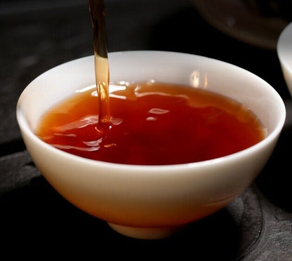 YunNan BuLangShan Ancient Puerh tree tea pu'erh Ripe tea WuFuLinMen Puerh tea