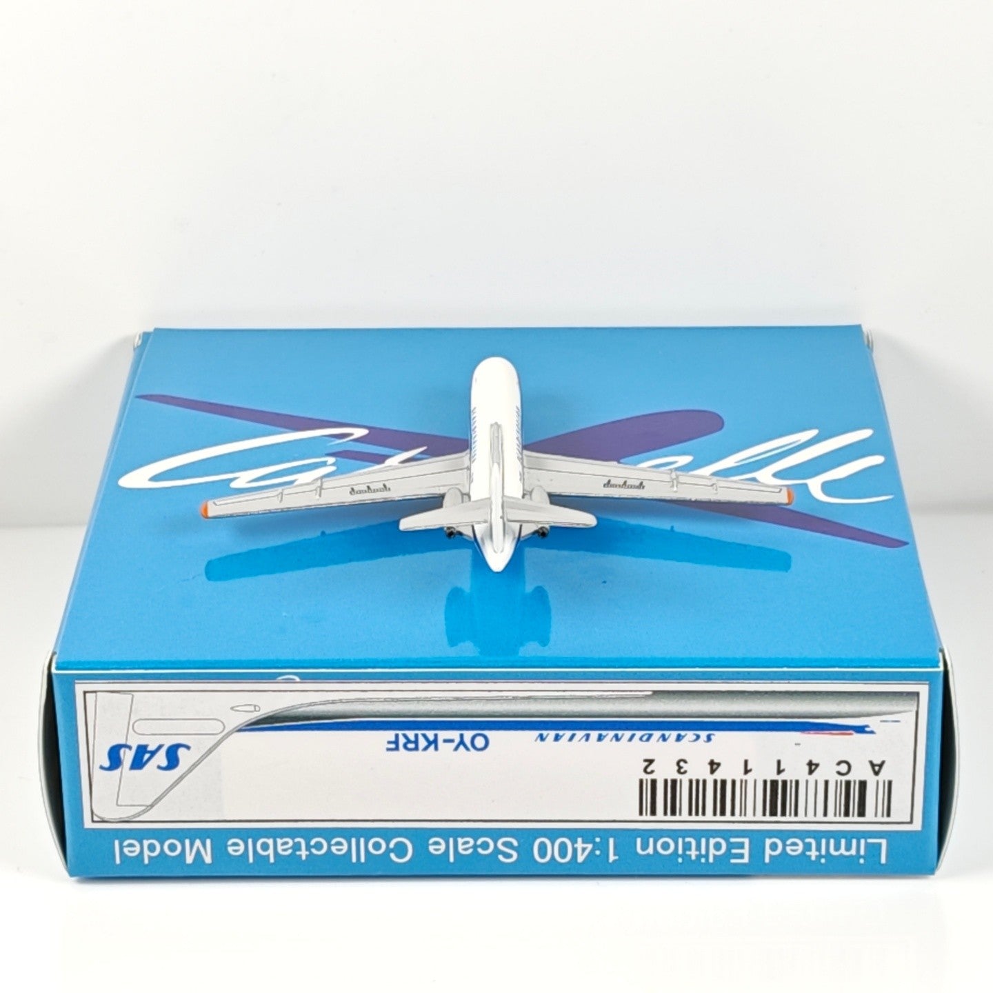 1:400 Aeroclassics Scandinavian Airlines SE-210 Passenger Plane Diecast Model