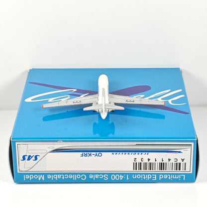 1:400 Aeroclassics Scandinavian Airlines SE-210 Passenger Plane Diecast Model