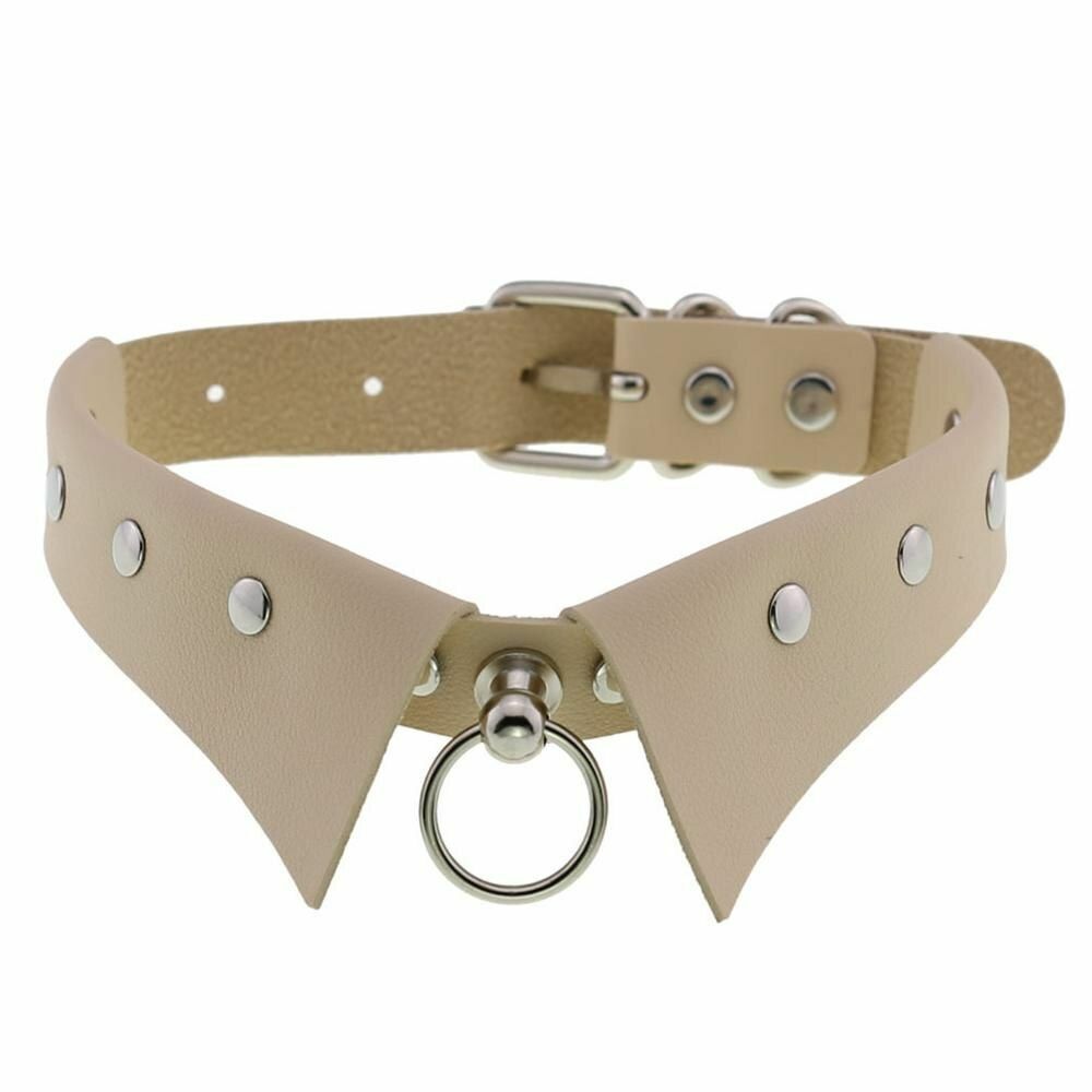 Women Men Chokers Steampunk Party Necklace Gothic Collar Pendants Leather 4x43cm
