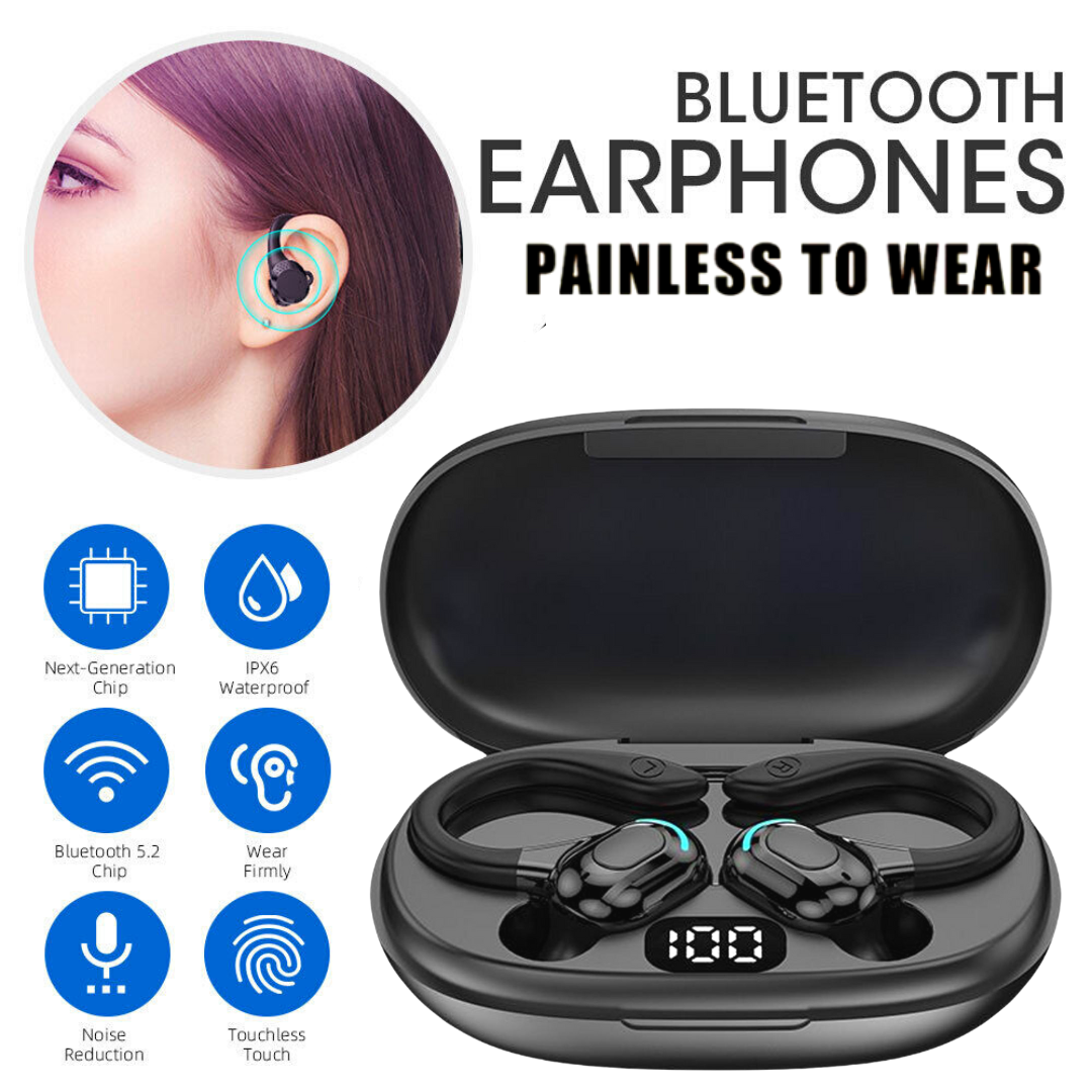 Bluetooth 5.0 Headset TWS Wireless Earphones Earbuds Stereo Headphones Ear Hook