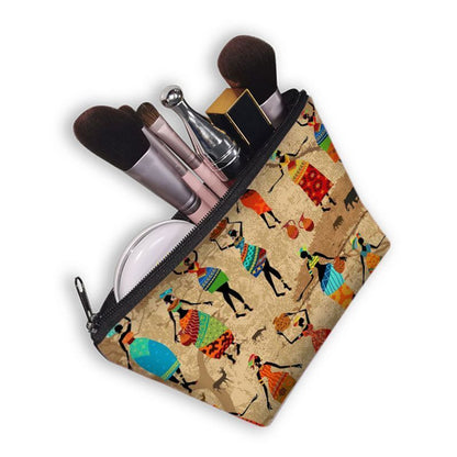 Print Cosmetic Bag Makeup Purse Cosmetic Case Lipstick Storage Bags Traveling