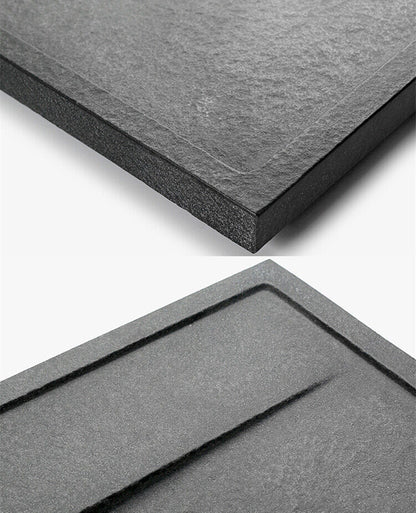Stone Tea Tray Simple Pattern Black Stone Weighted Tea Table Small 50cm Long New
