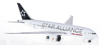 1:200 28CM Hogan AIR INDIA STAR ALLIANCE BOEING 787-8 Airplane ABS Plastic Model