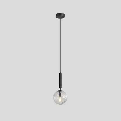 Pendant Lights Modern LED Glass Ball Gold Black Indoor Kitchen Dining Lamp Decor