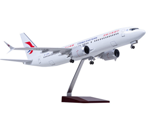 47CM 1:85 CHINA EASTERN BOEING 737 MAX Plane Landing gear Resin Aircraft Model
