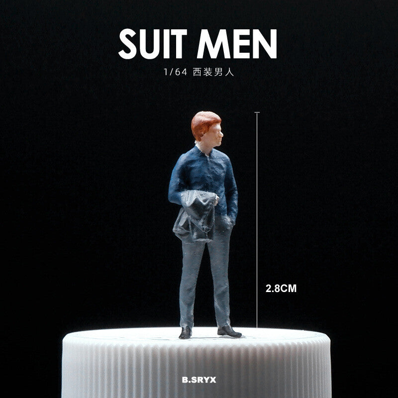 1/64 Figure Model Sexy Girl Model Boy Model City Street Mini Scene Doll
