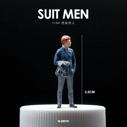 1/64 Figure Model Sexy Girl Model Boy Model City Street Mini Scene Doll