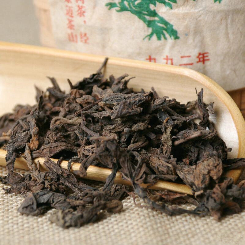 400g*box Jingmai Zhang Xiang Gu Shu Tea 1992 Pu'erh Tea Cooked Pu'erh Loose Tea
