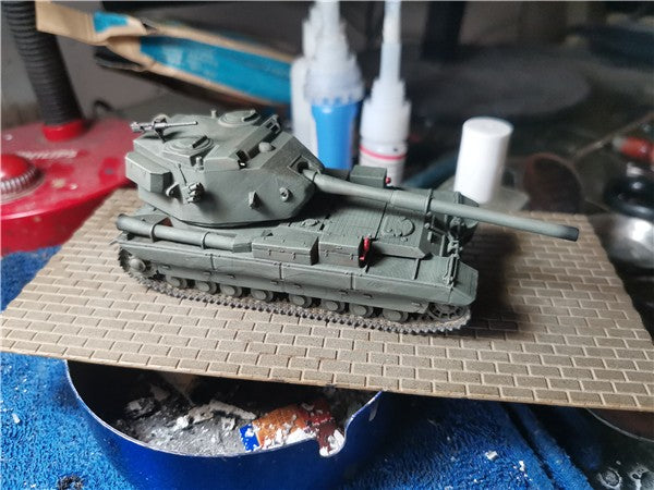 3D Printed 1/72 British FV215B (183) Tank Model Finished Product
