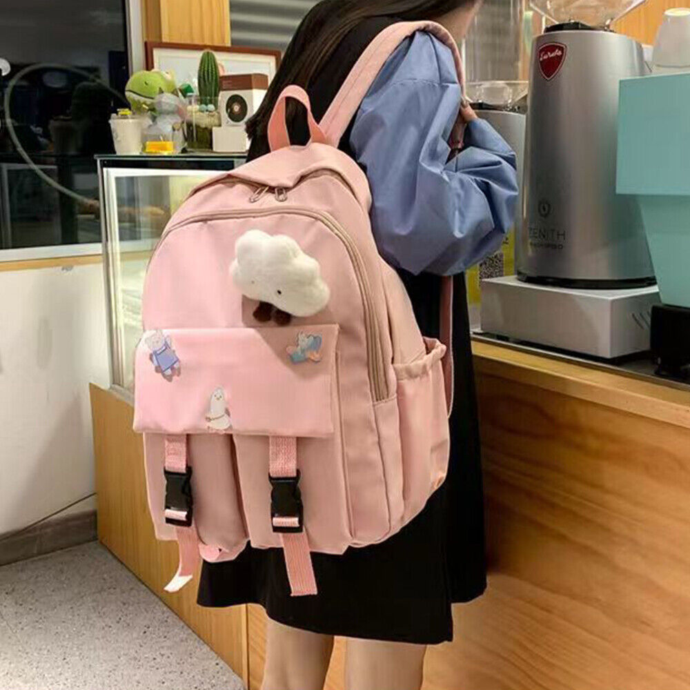 Schoolbag Backpack High School College Students' Bag Shoulder Bag Student Bag