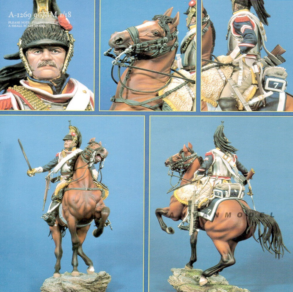 1/18 resin figure model kit Dragoon of Napoleon Unassembled unpainted