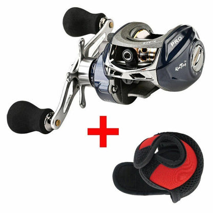 Baitcasting Fishing Reel Equipped Strands Line Braking Power Quality Ultra Light