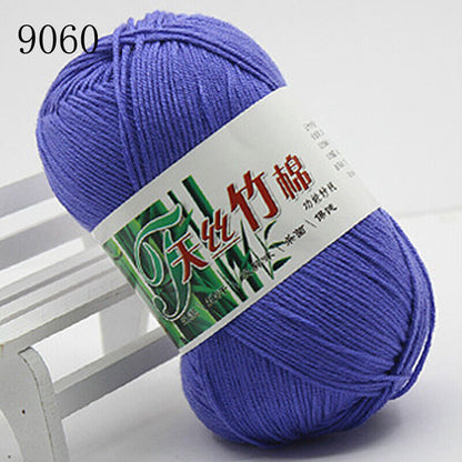 Hot Sale 50g Soft Bamboo Crochet Cotton Yarn Knitting Baby Knit Wool Yarn