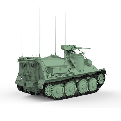 SS200732 1/200 Military Model Kit Sweden Pansarbandvagn 301