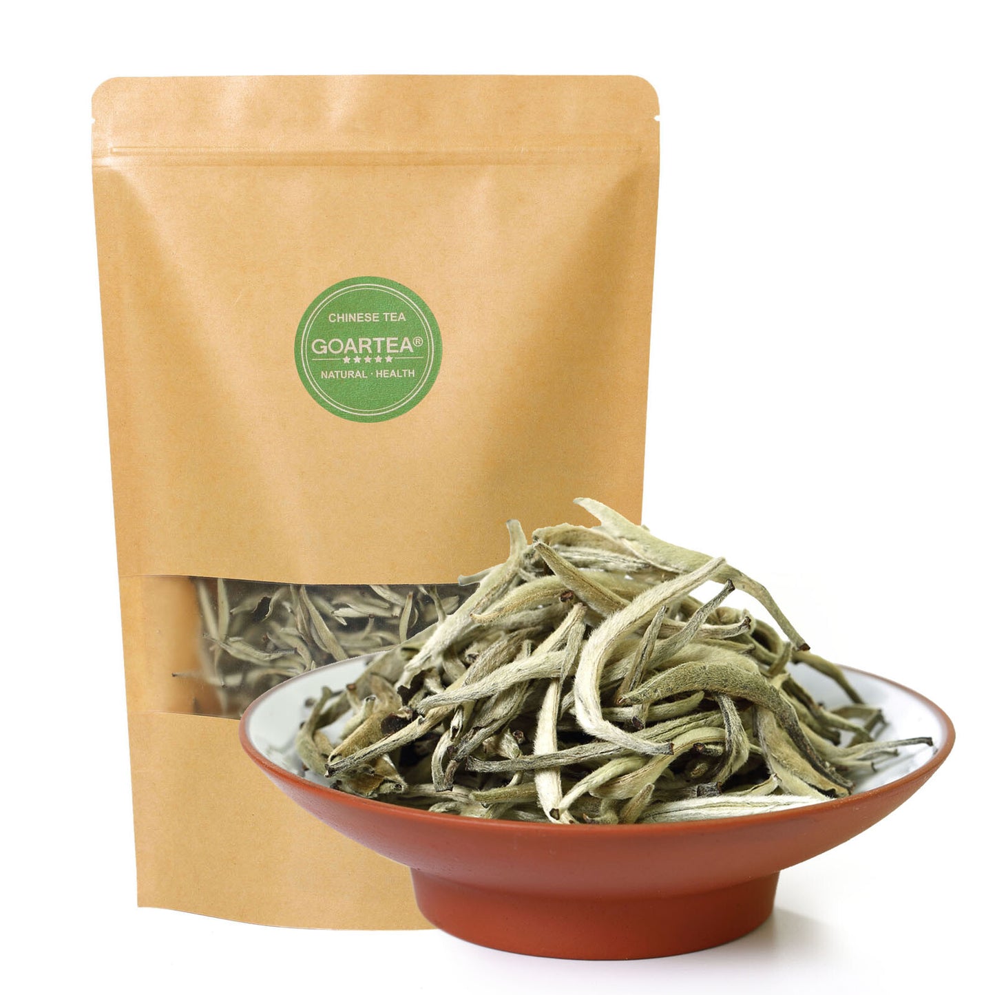 GOARTEA Premium Silver Needle White Tea White Bai Hao Yinzhen White Tea Buds-
