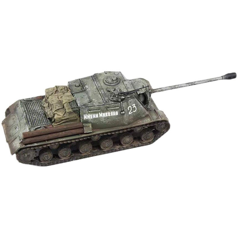 1/72 Soviet 122 tank destroyer ISU-122S Migoyan tank model