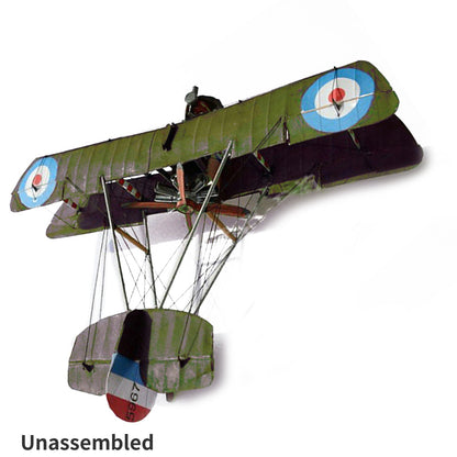 1/33 Unassembled British Airco DH.2 Biplane Fighter Paper Model Military Craft