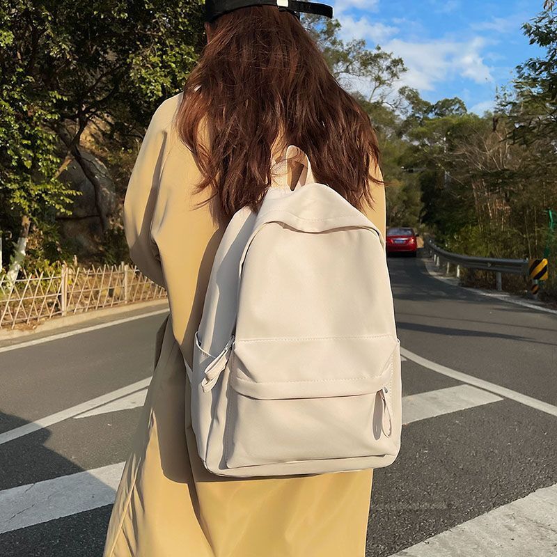 Fashion Backpack Canvas Backpack Anti-theft Shoulder Bag School 31*12*42 CM Blue