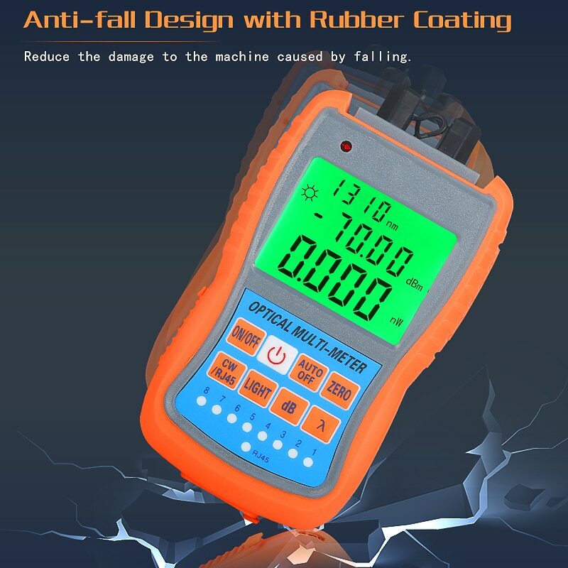 AUA-G70B/50B 4in1 Mini Optic Power Meter Visual Fault Locator Network Cable Test