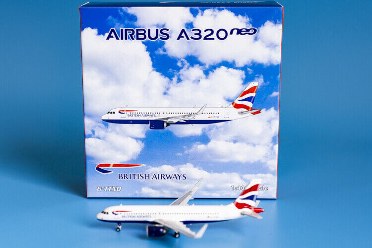 1:400 Phoenix BRITISH AIRWAYS AIRBUS A320neo Passenger Airplane Diecast Model