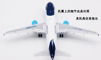 1:200 InFlight Mexicana AIRBUS A319 Passenger Airplane Diecast Aircraft Model