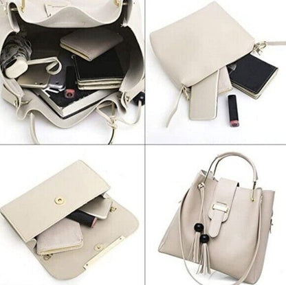 Handbags for Women Fashion Tote , Shoulder Bag Top Handle Satchel Purse Set 3Pc
