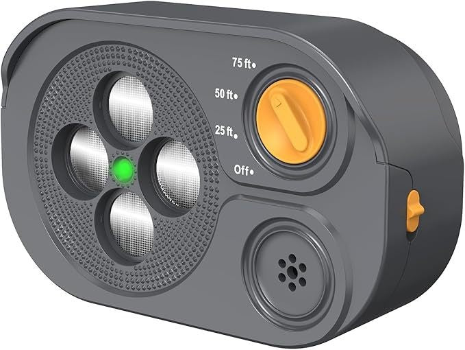 Automatic ultrasonic safety bark stop device, dog trainer, anti barking device,