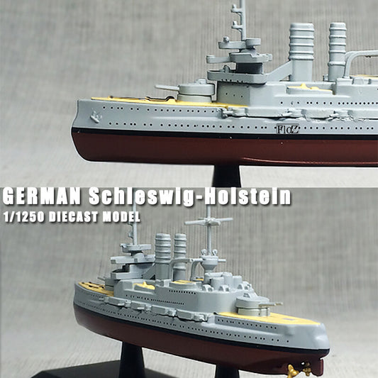 GERMAN Schleswig-Holstein 1/1250 diecast model ship deagostini