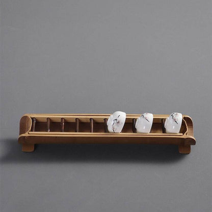 Handmade Natural Bamboo Cup Holder|Tea Accessories