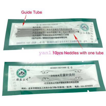 Acupuncture Spring Handle Needles with Guide Tube 500 1000 Massage Cupping Treat
