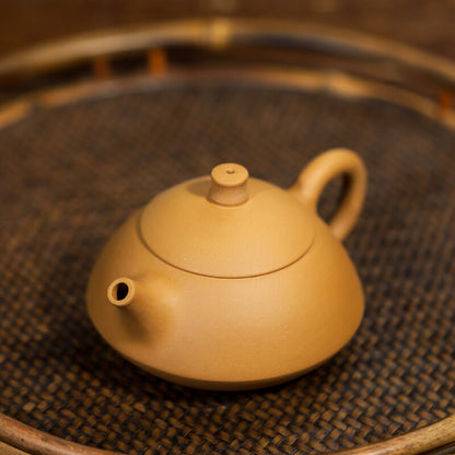 Chinese Yixing Tea Pot Zisha Duan Clay Marked Kungfu Tea Pot 110ml For Puer Tea