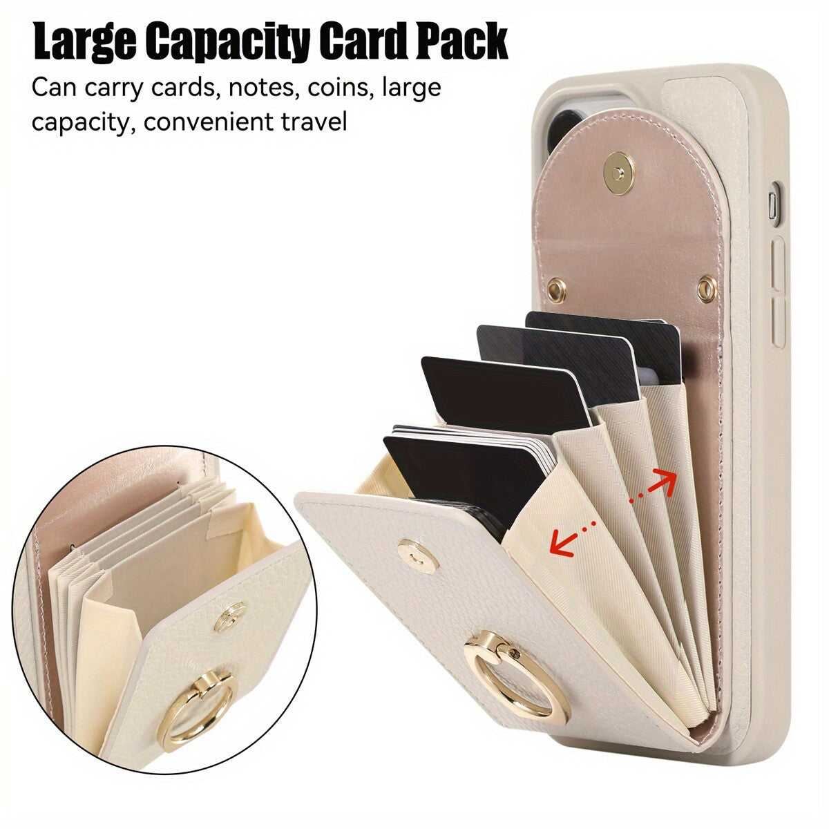 Wallet Case for iPhone 15 14 13 Pro Max 12 Pro 11 with Card Holder Leather Cover