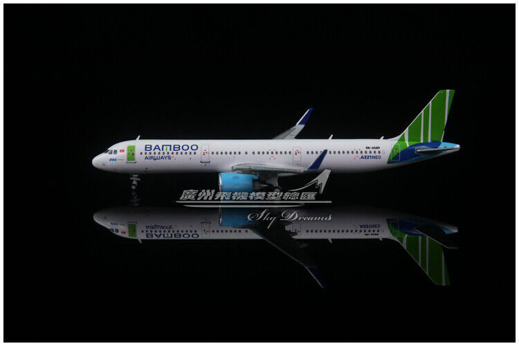 1:400 JC Wings BAMBOO AIRWAYS AIRBUS A321NEO Passenger Airplane Diecast Model