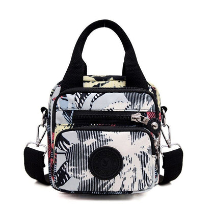 Ladies Shoulder Bag Shoulder Nylon Portable Large Travelling Purses 15*16*15 CM