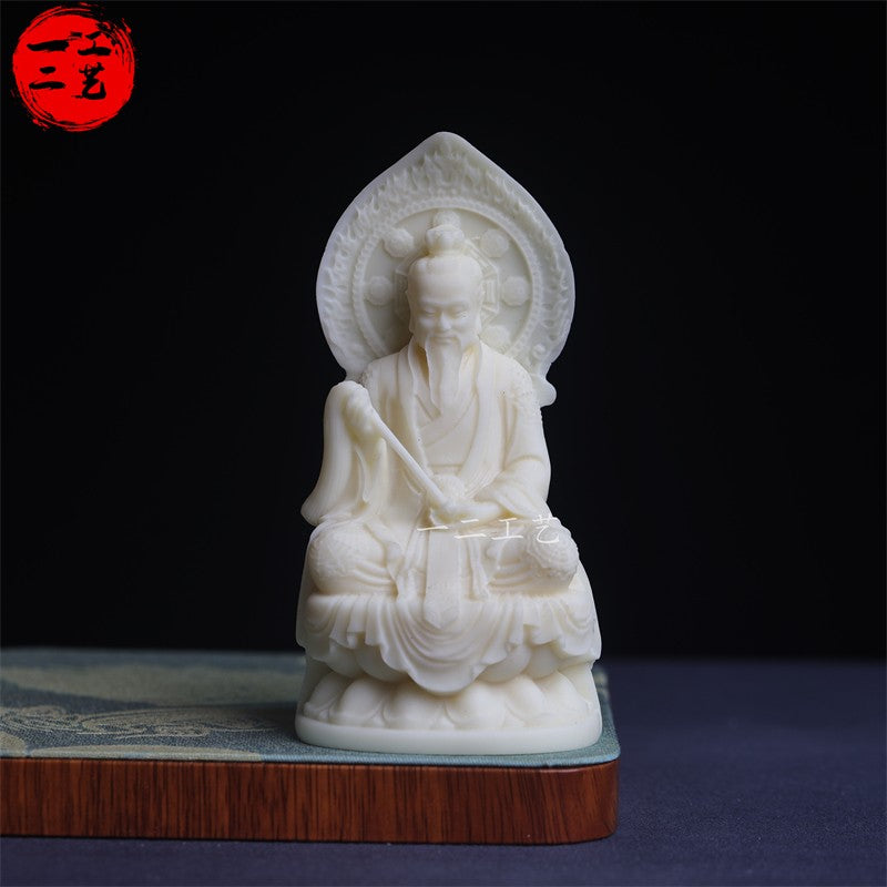 3 PC 5" Resin Three Pure Ones Statue Taoist Trinity Pristine Divine Gods Home