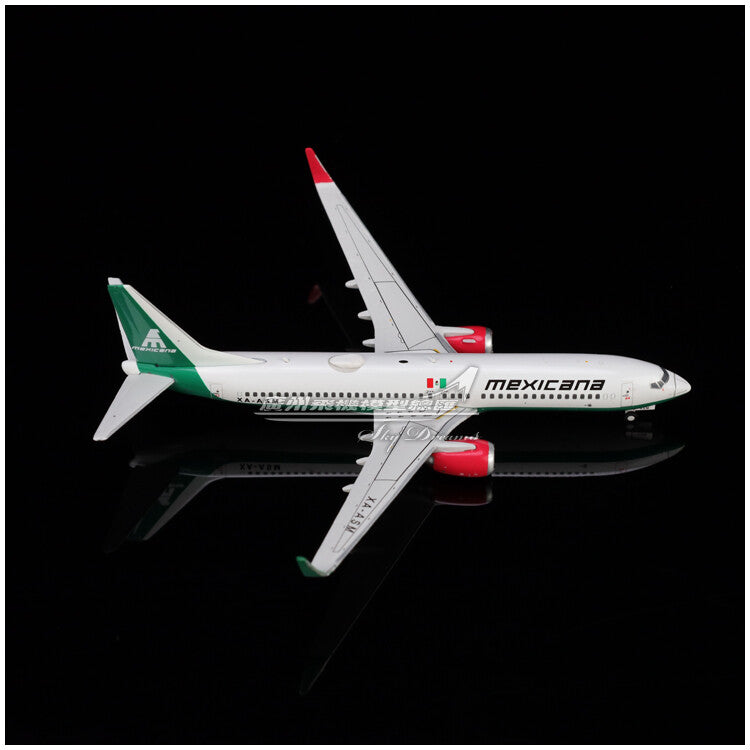 1:400 GeminiJets Mexicana BOEING B737-800W Airplane Diecast Plane Aircraft Model