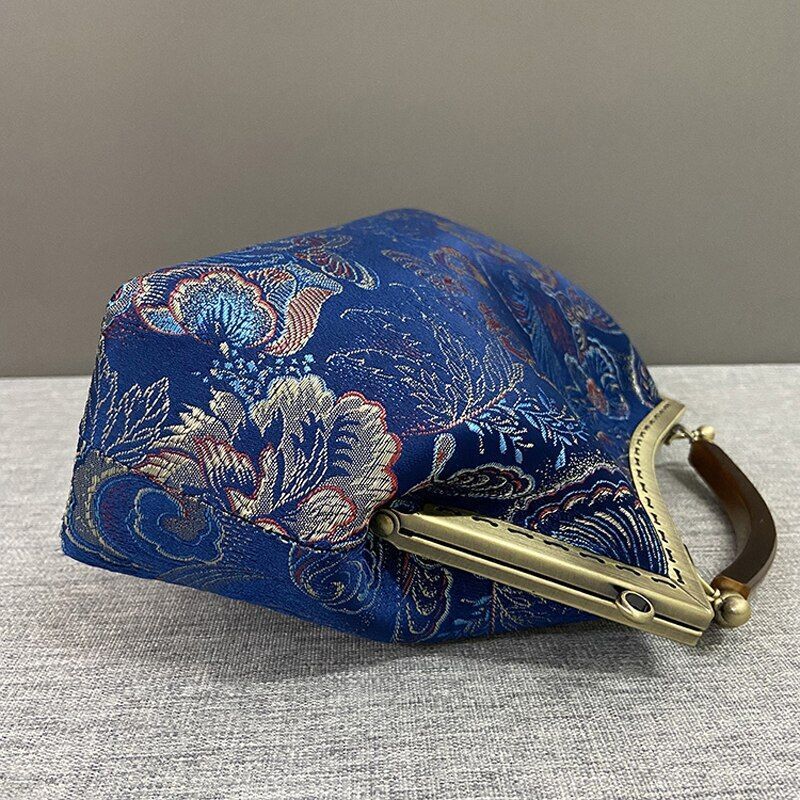 Vintage Shell Lock Bag Chain Shoulder Crossbody Bags Tote Handbags Purses Cloth